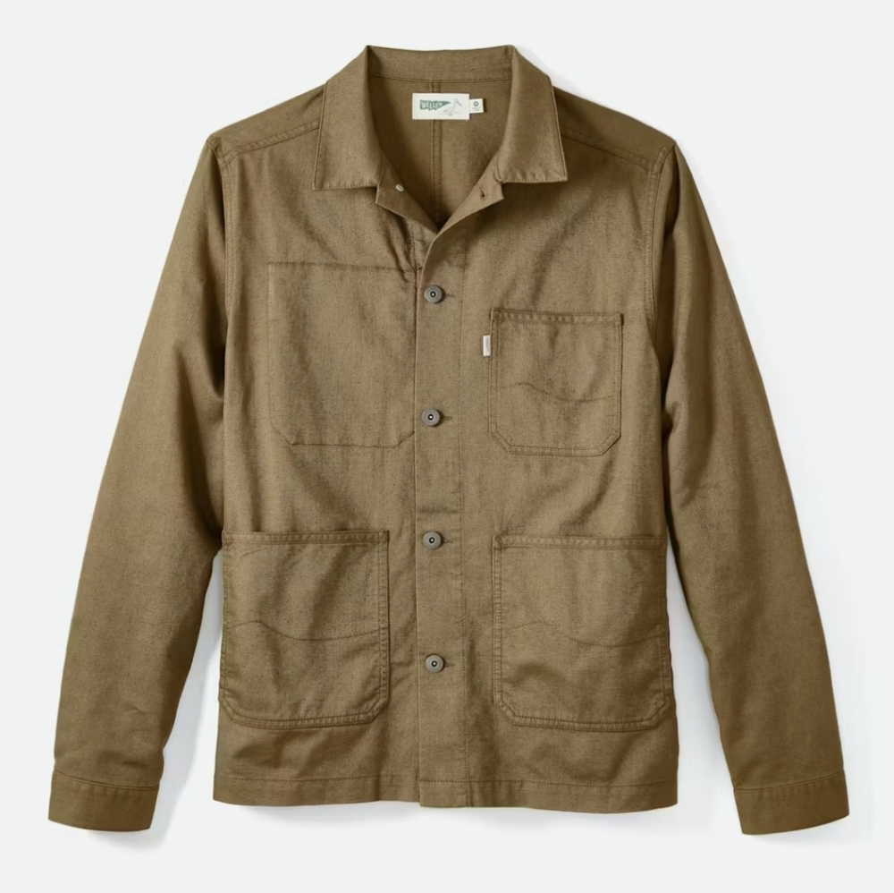 Men's Olive Military Field Jacket - Picture 3 of 15